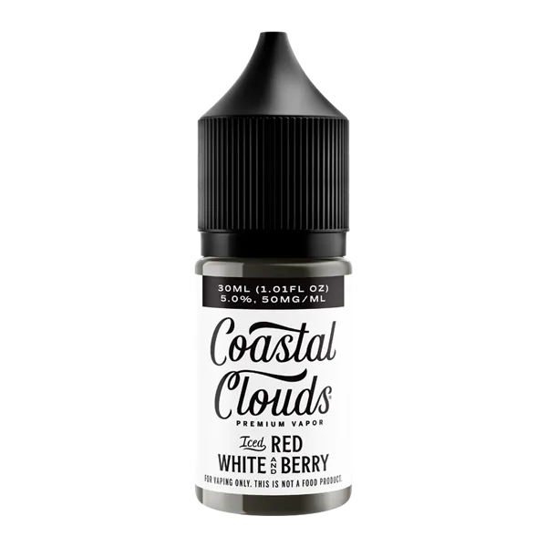 Red White & Berry Iced Coastal Clouds Salt Nic