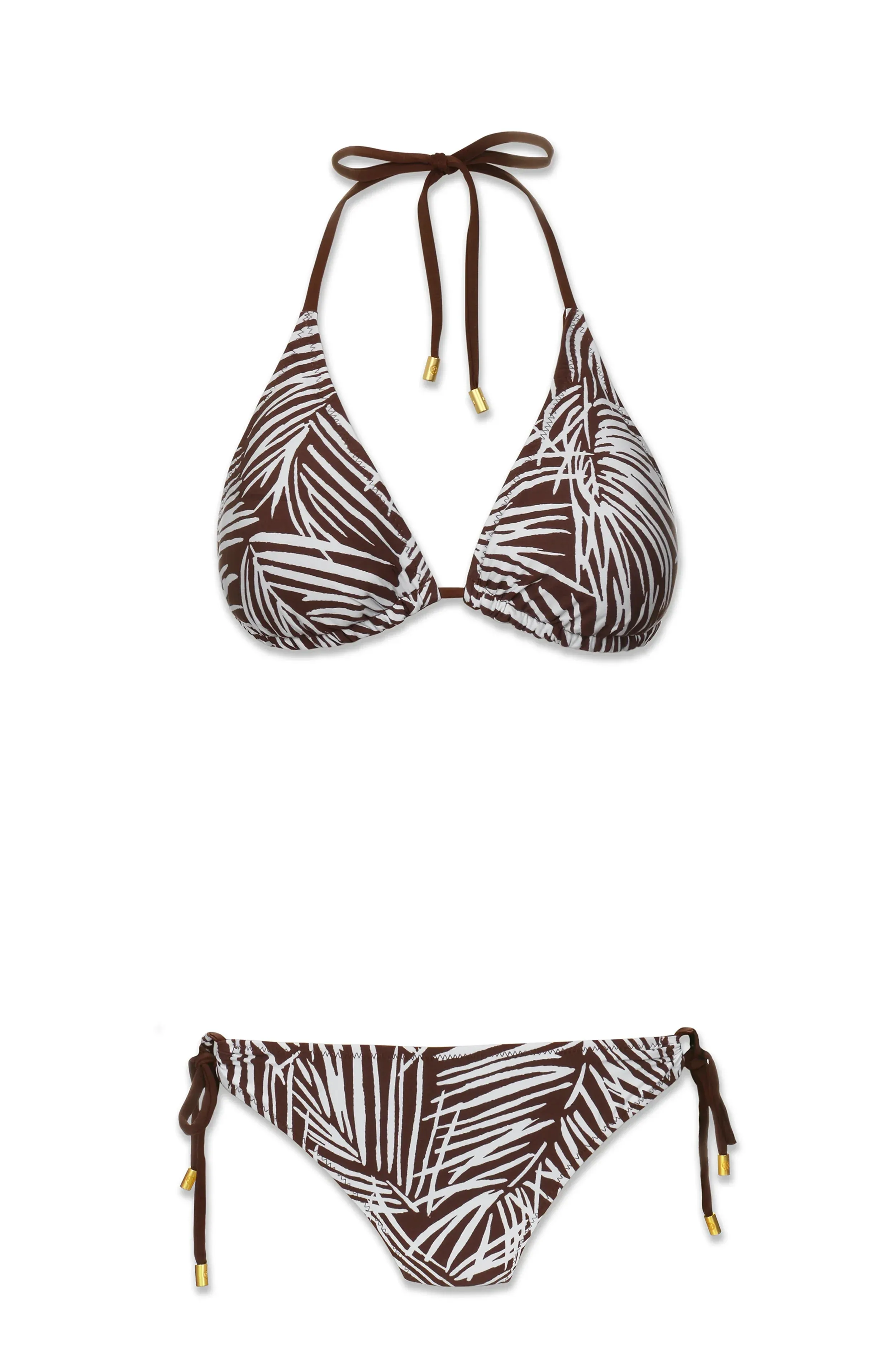 Reversible String Bikini Top  |  Paradise Palm