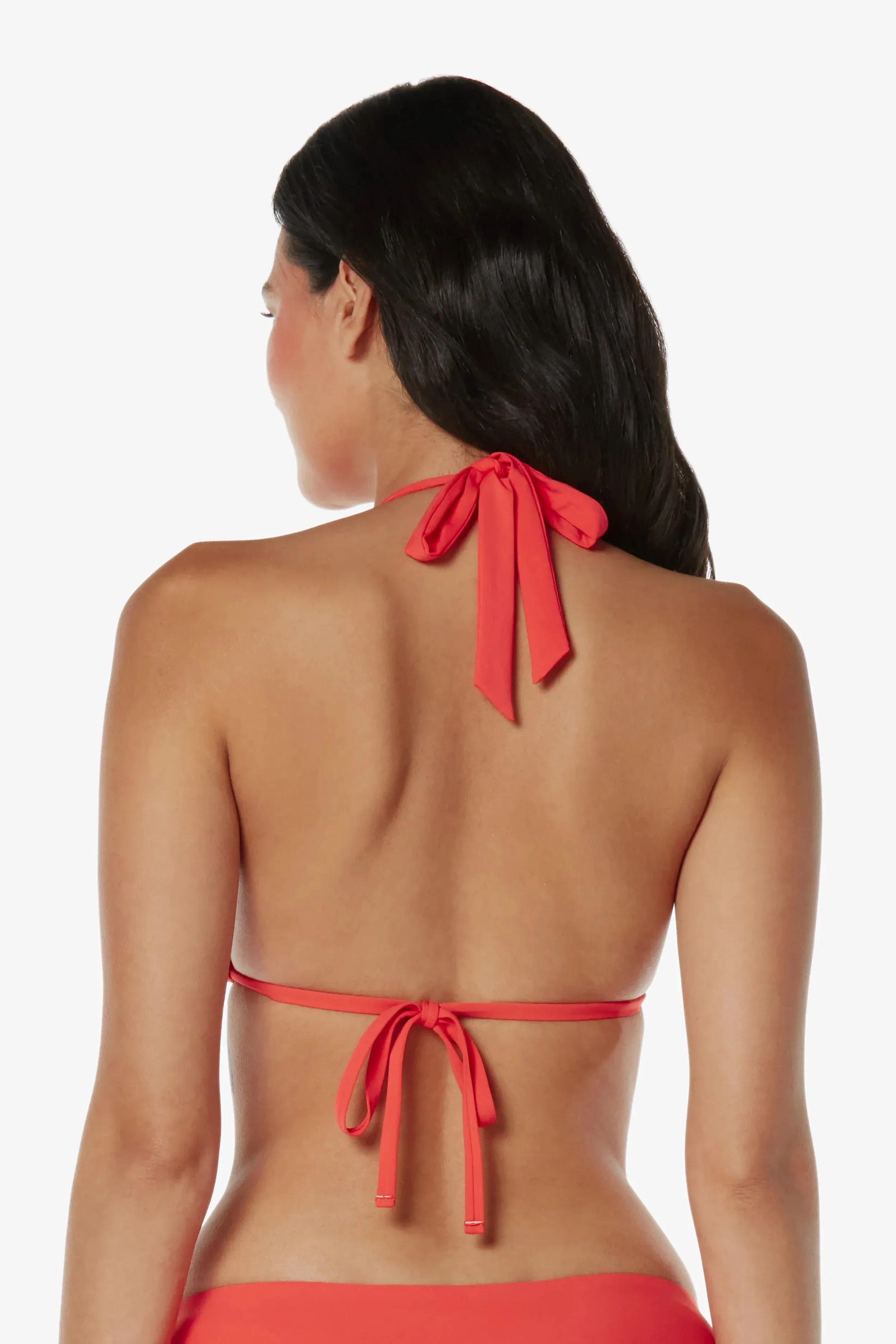 Ring String Bra  |  Coral