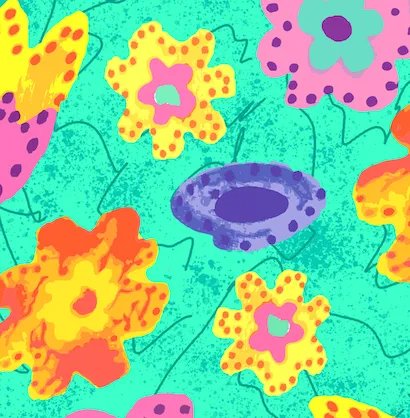 Sarong - Electric Floral