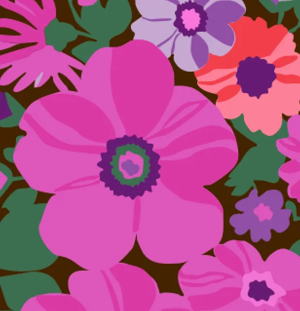 Sarong - Magenta Bloom