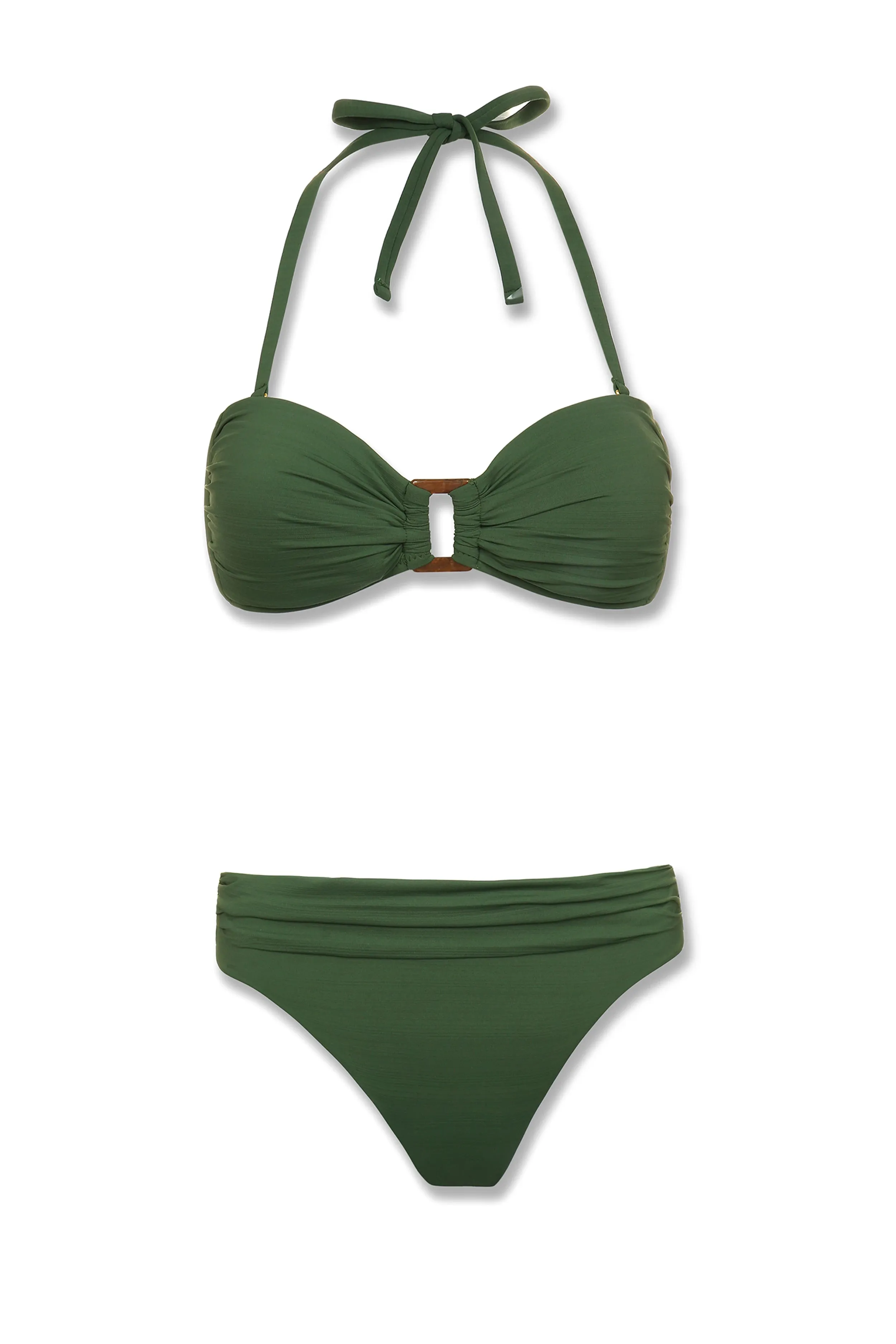 Shirred Bottom |  Textured Fatigue