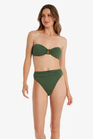 Shirred Bottom |  Textured Fatigue