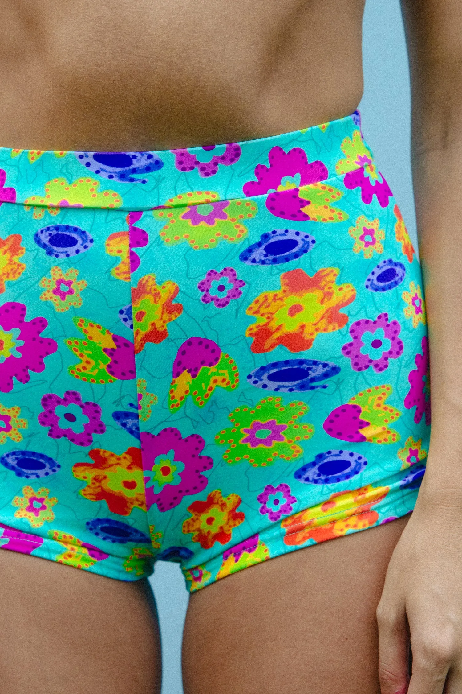 Shorties Pant - Electric Floral