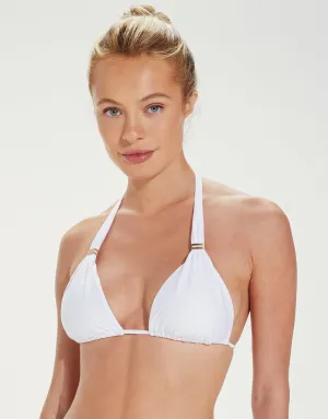 Signature Bia Tube Bikini Top - White