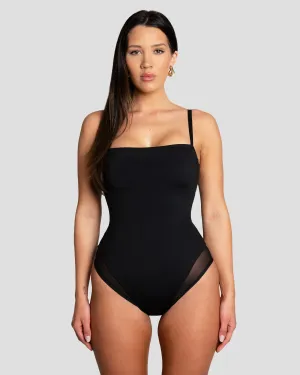 Squarey Thin Strap - Black