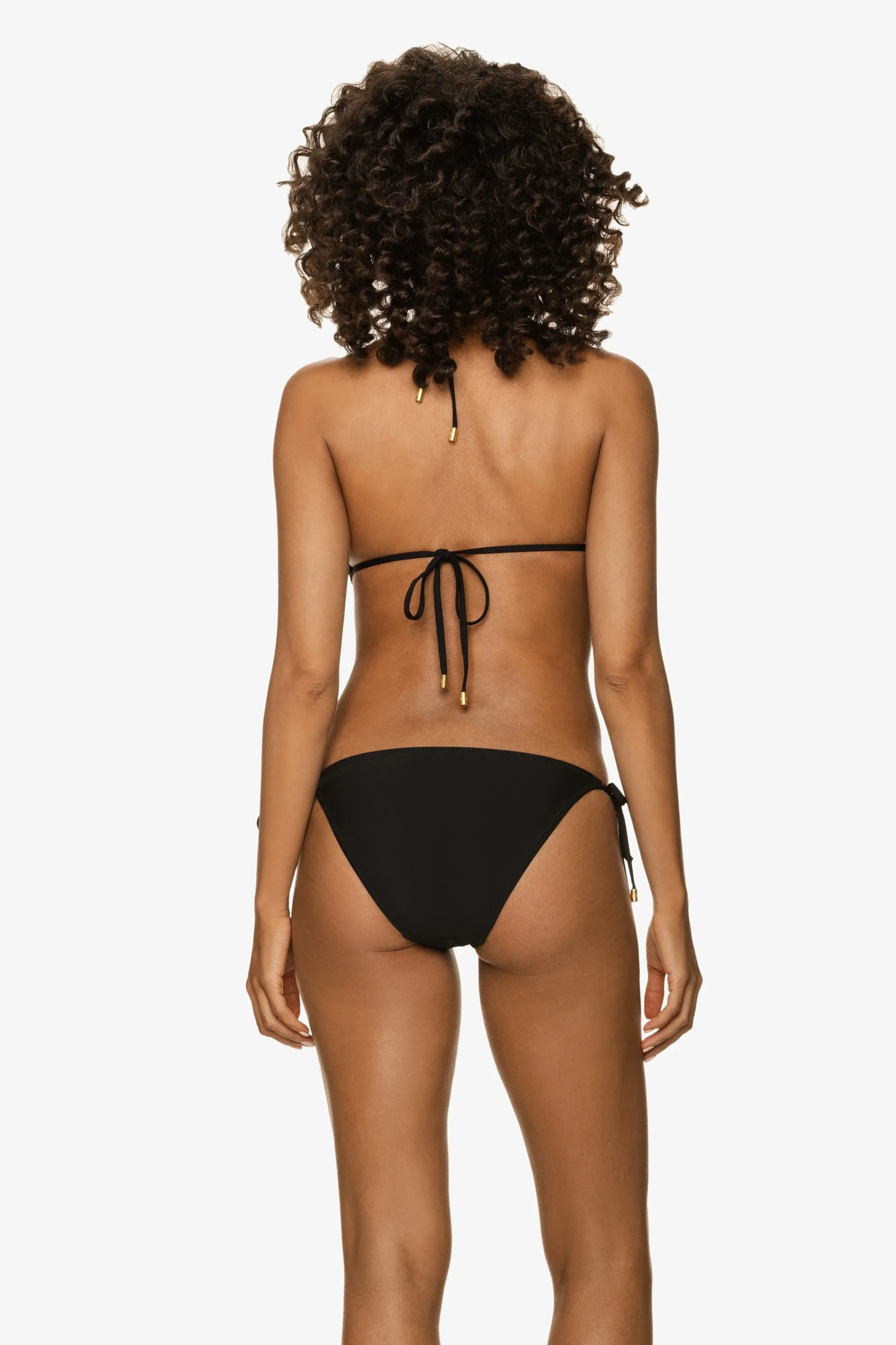 String Bikini Bottom  |  Black