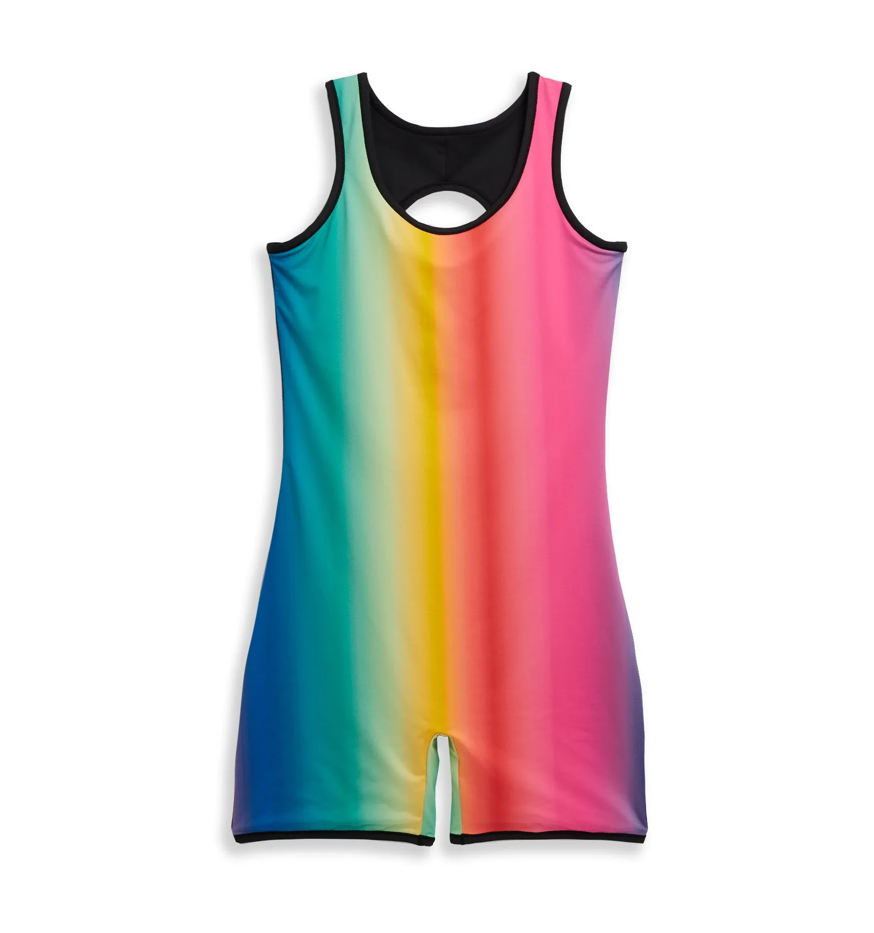 Swim 6" Reversible Sleeveless Unisuit - Melting Rainbow