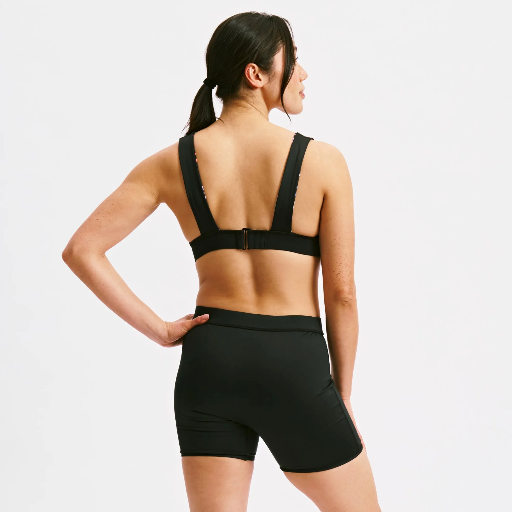 Swim Reversible Plunge Top - Making Waves