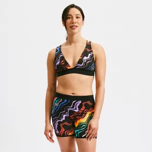 Swim Reversible Plunge Top - Making Waves
