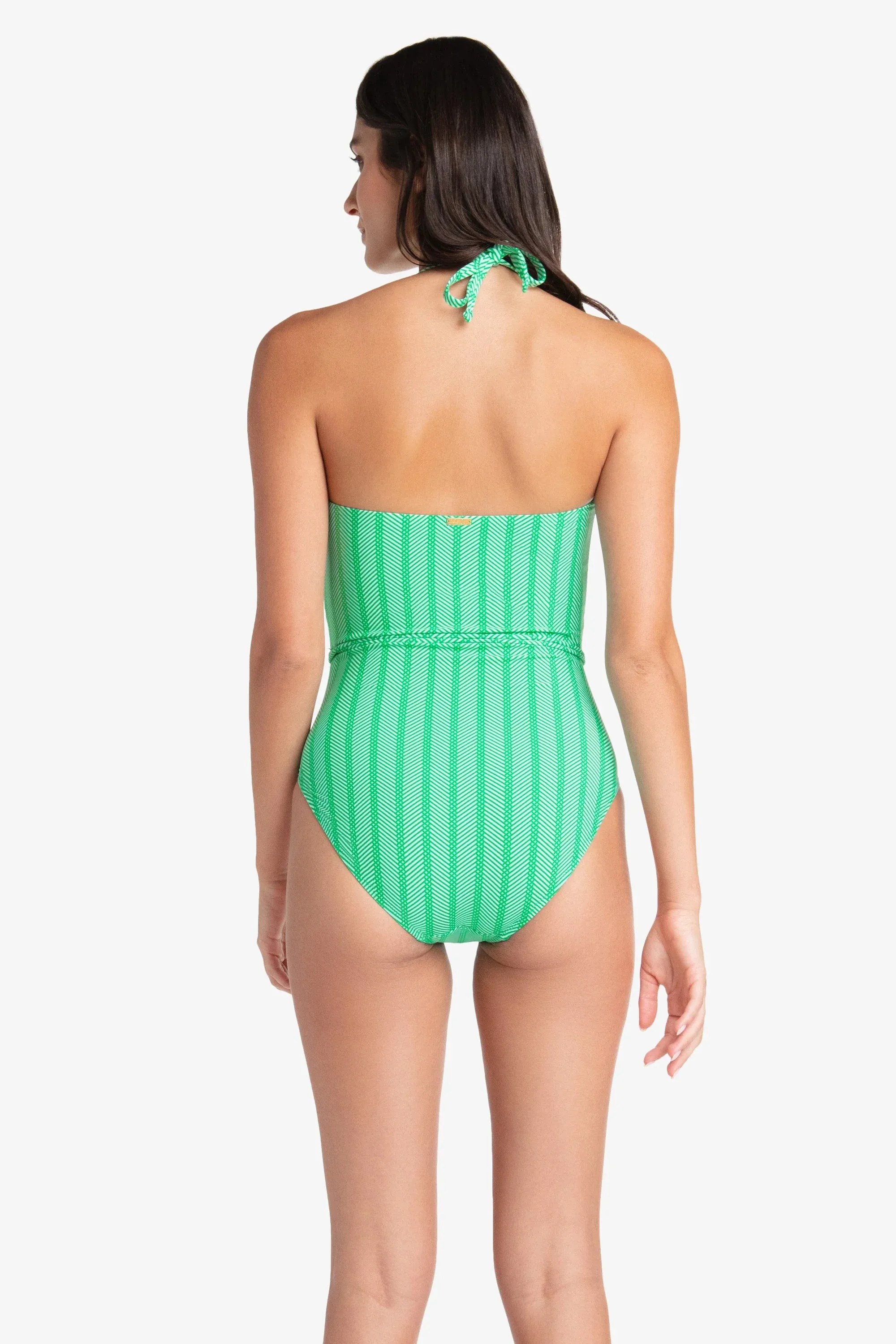 Tassel Belt Bandeau One-Piece  |  Nautical Weave