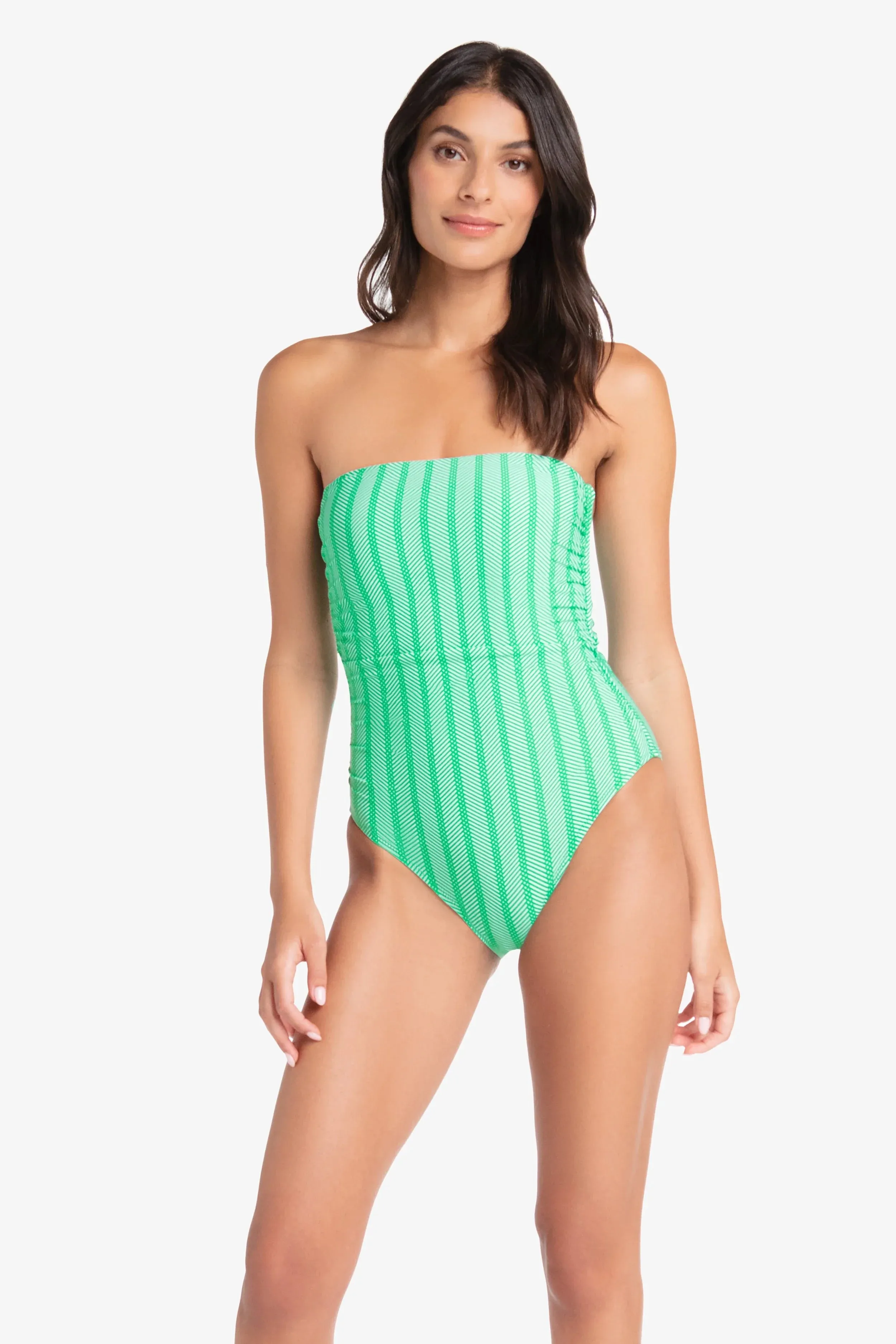 Tassel Belt Bandeau One-Piece  |  Nautical Weave