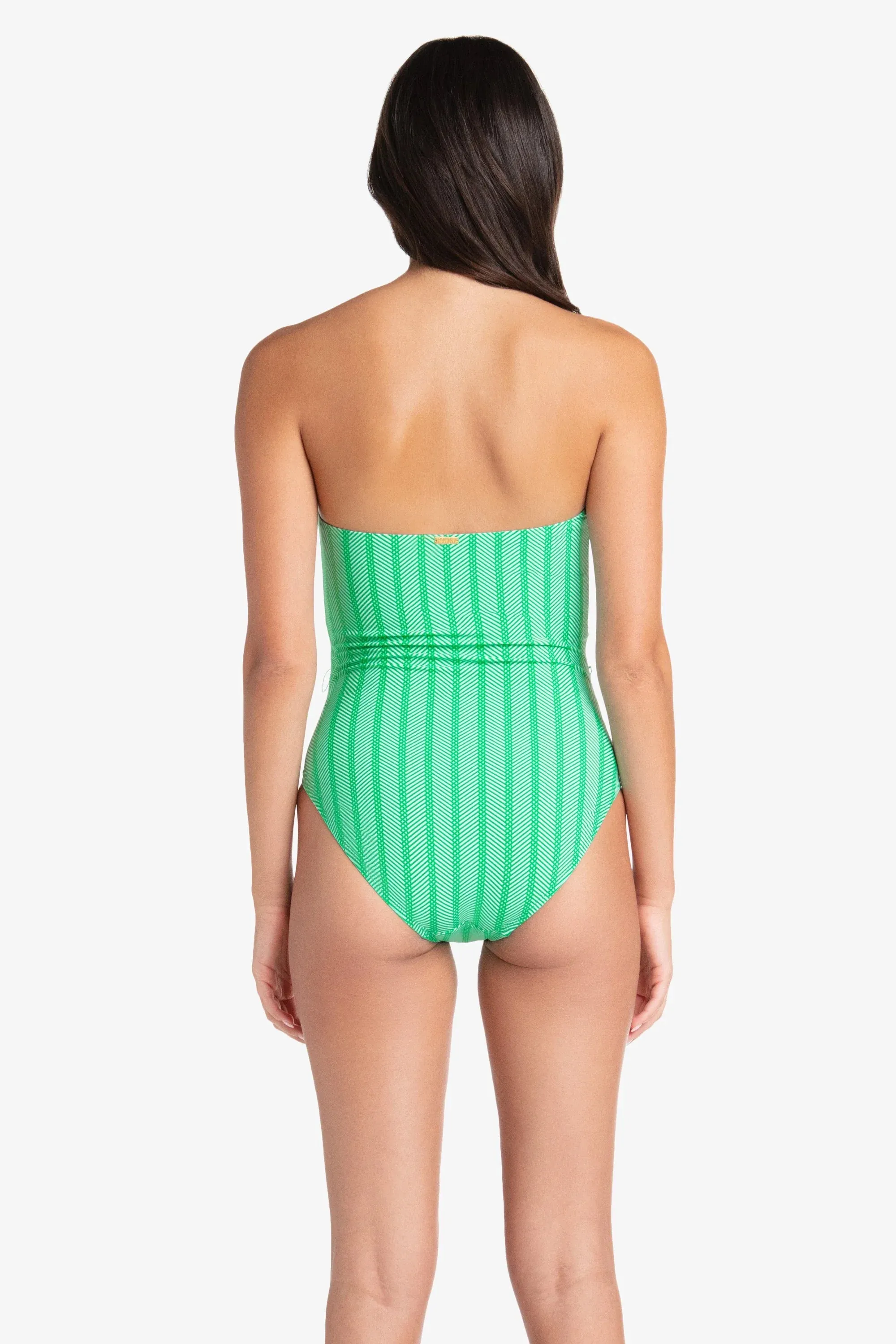Tassel Belt Bandeau One-Piece  |  Nautical Weave