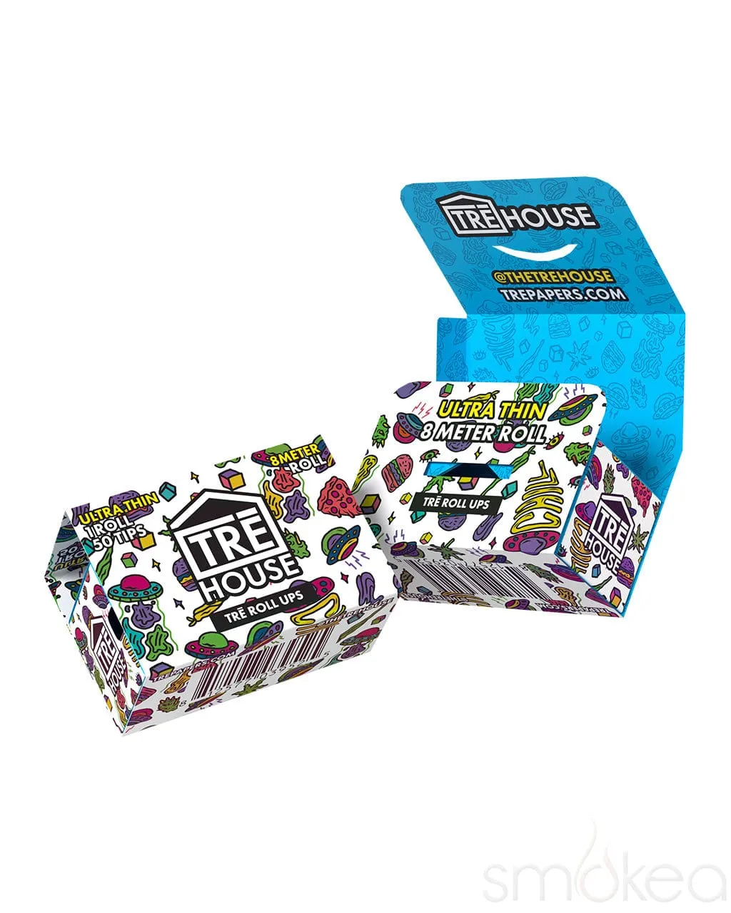 TRĒ House Roll Ups 8m Ultra Thin Roll w/ Filter Tips