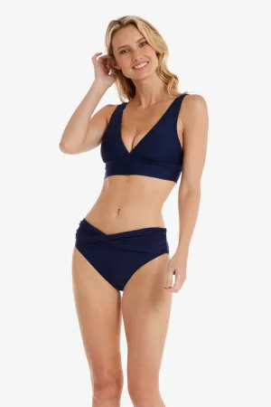 Twist Front Hipster  |  Navy