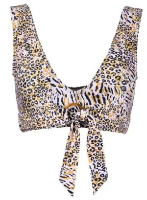 Vee Top | Leopard Print