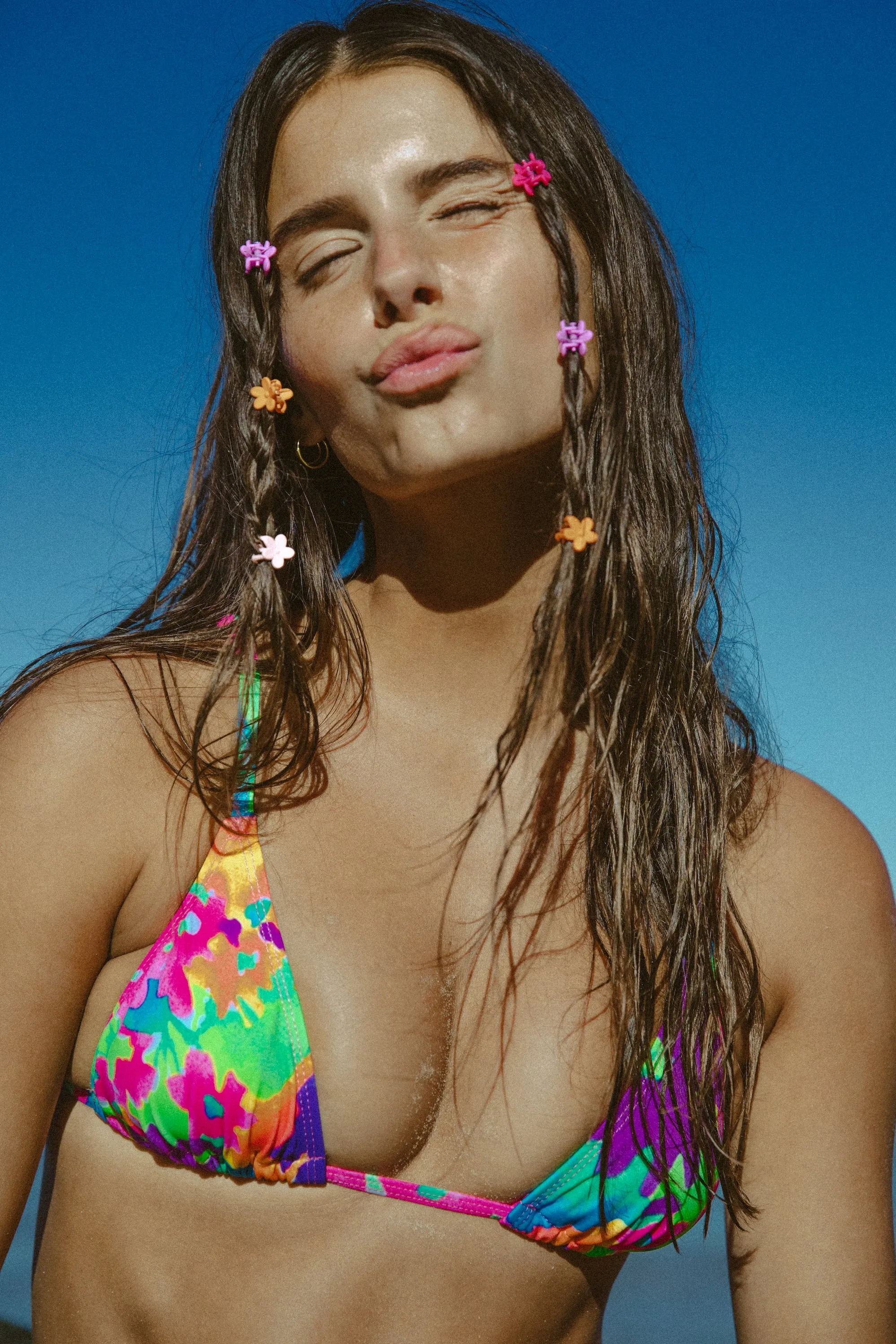 Vice Triangle Bikini Top - Bambi Floral