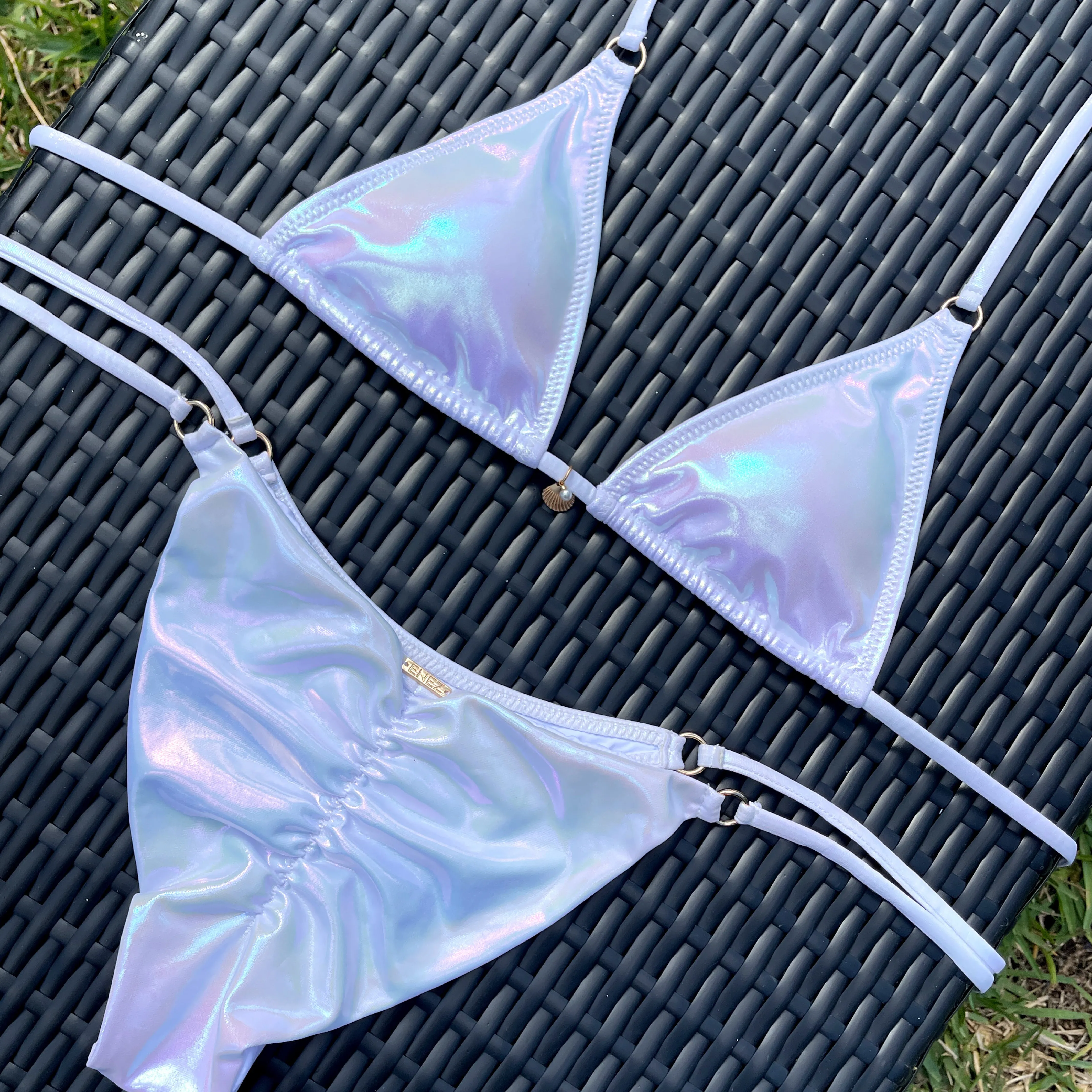 VIVIAN SCRUNCH BOTTOM - MOONSTONE