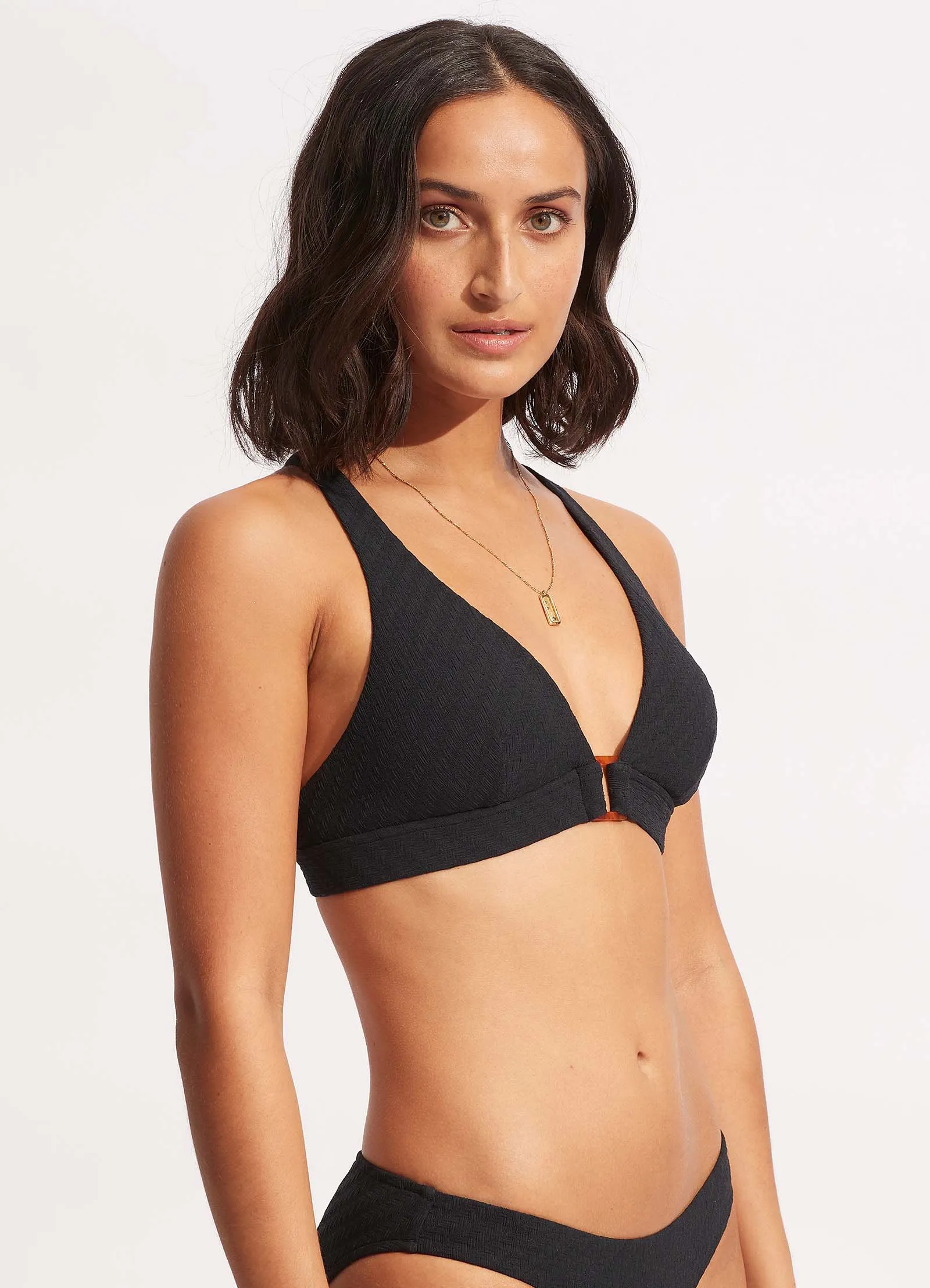 Willow Longline Tri - Black