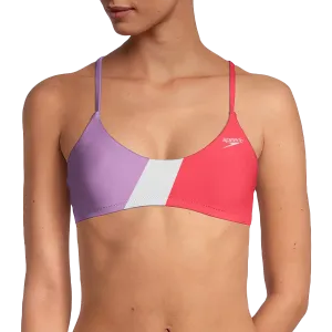 Women's Color Block Tie Back Top