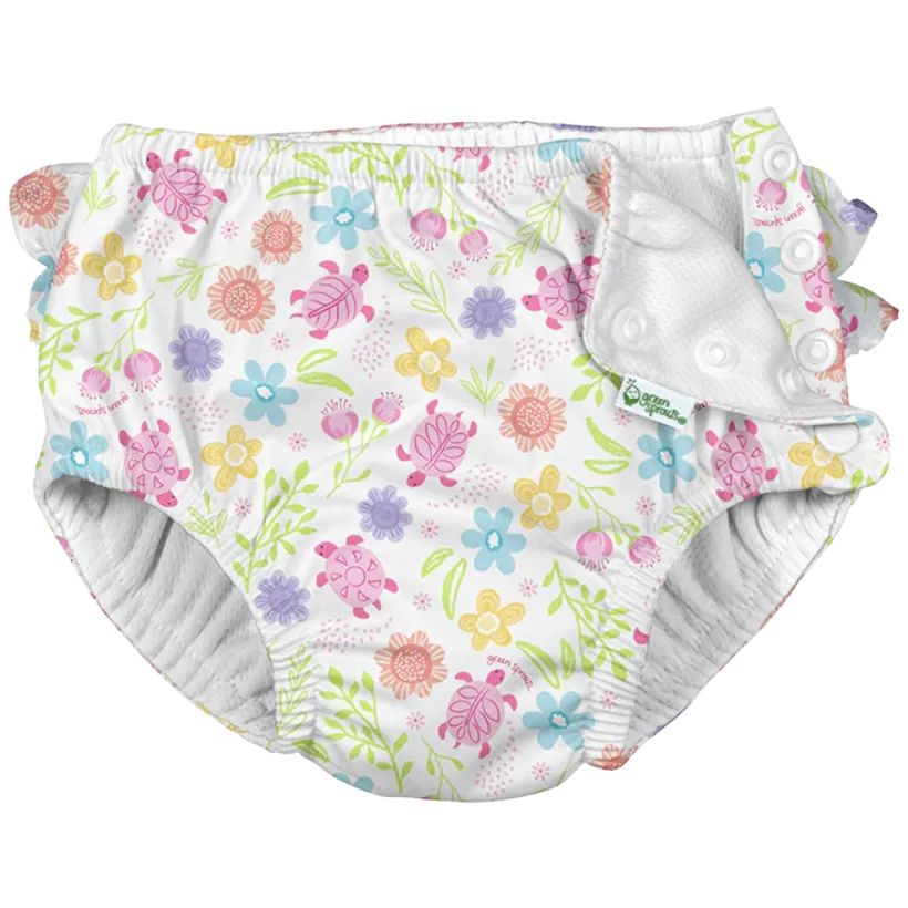 Youth Ruffle Snap Swim Diaper